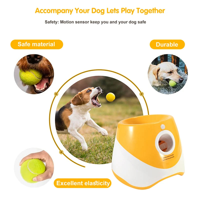Beloved tails™ - Dog Tennis Launcher (Automatic) - Beloved Tails