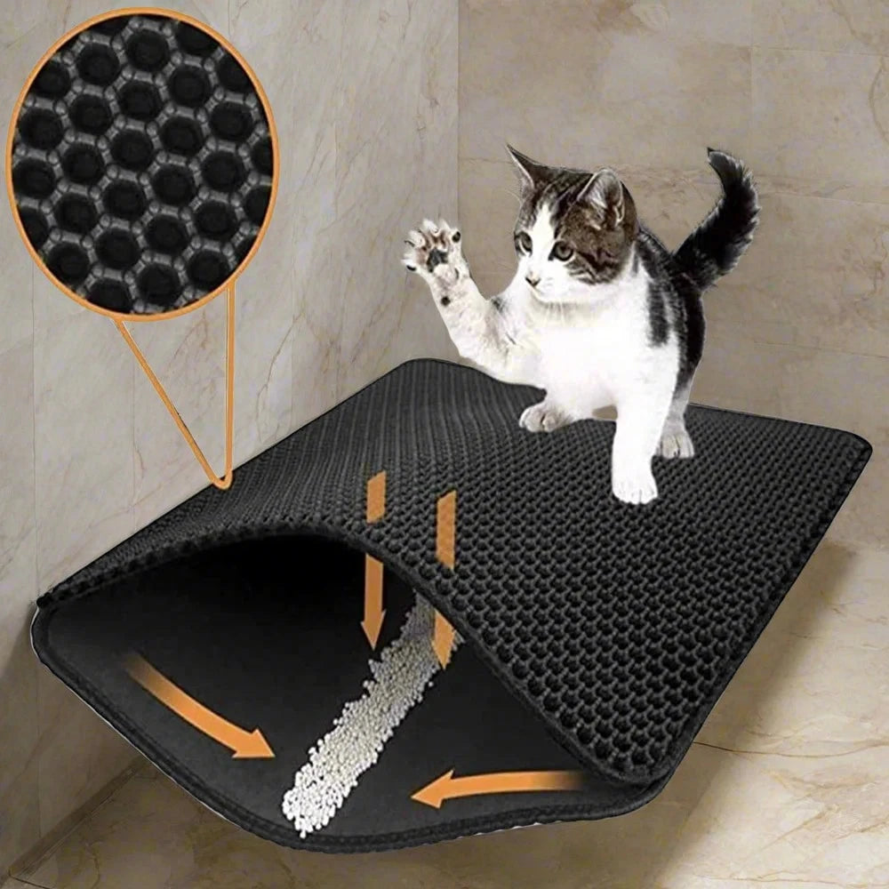 Double layered waterproof toilet mat - Beloved Tails